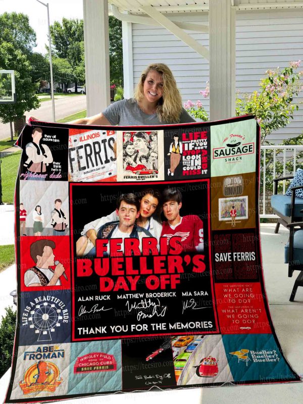 Ferris Bueller’s Day Off Quilt Blanket 01