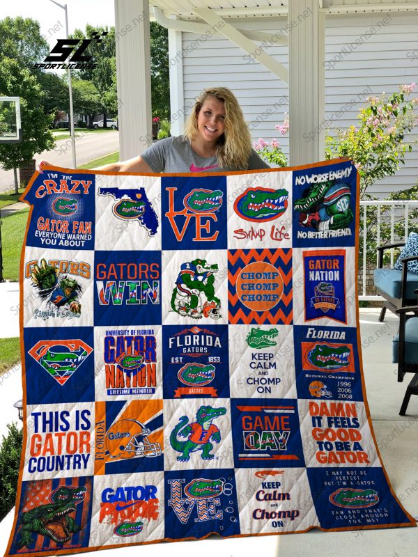 Florida Gators Quilt Blanket 02