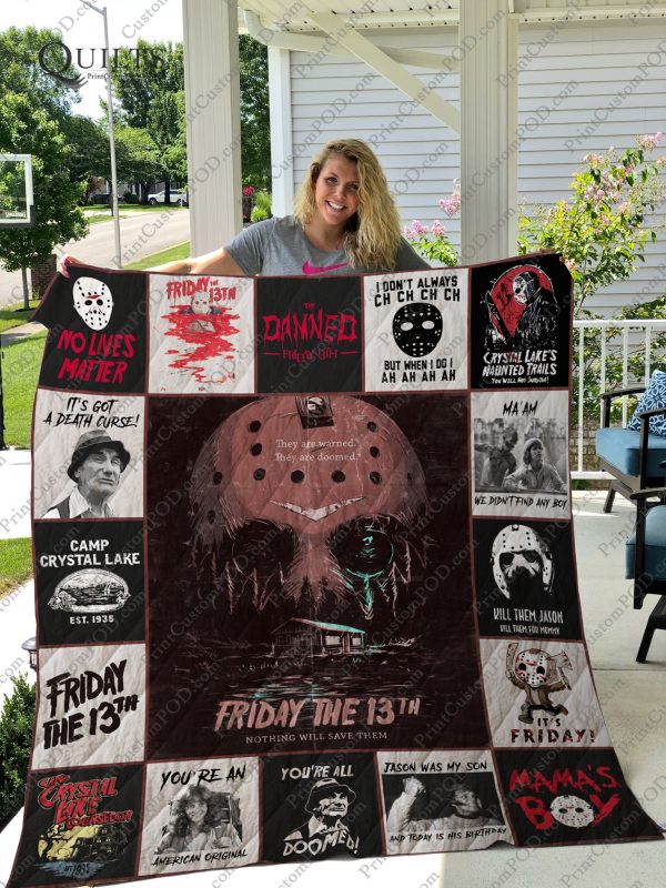 Friday The 13th T-shirt Quilt For Fans