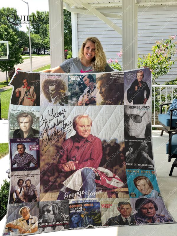 George Jones Quilt Blanket For Fans Ver 17