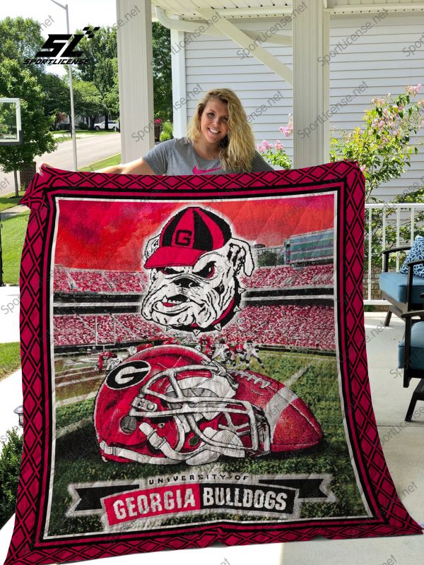 Georgia Bulldogs Quilt Blanket