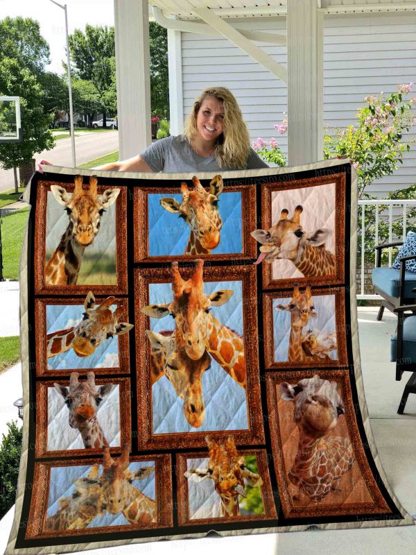 Giraffe Quilt Blanket 01