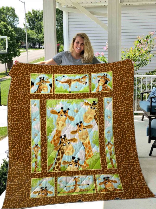 Giraffe Quilt Blanket 06