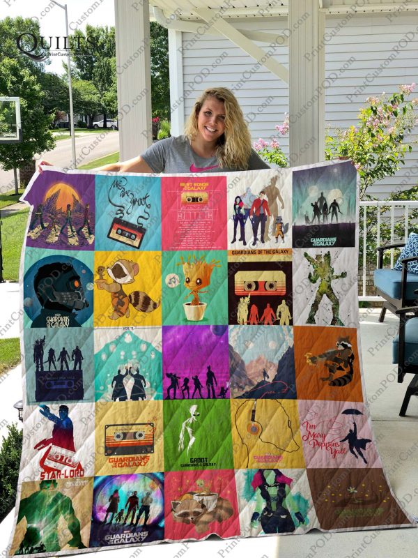 Guardians Of The Galaxy Quilt Blanket For Fans