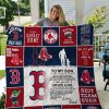 H – Boston Red Sox D Quilt Blanket