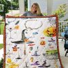 Halloween Icon Quilt Blanket 01