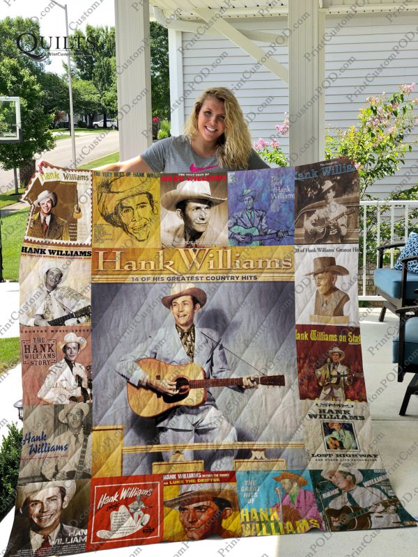 Hank Williams Quilt Blanket 01