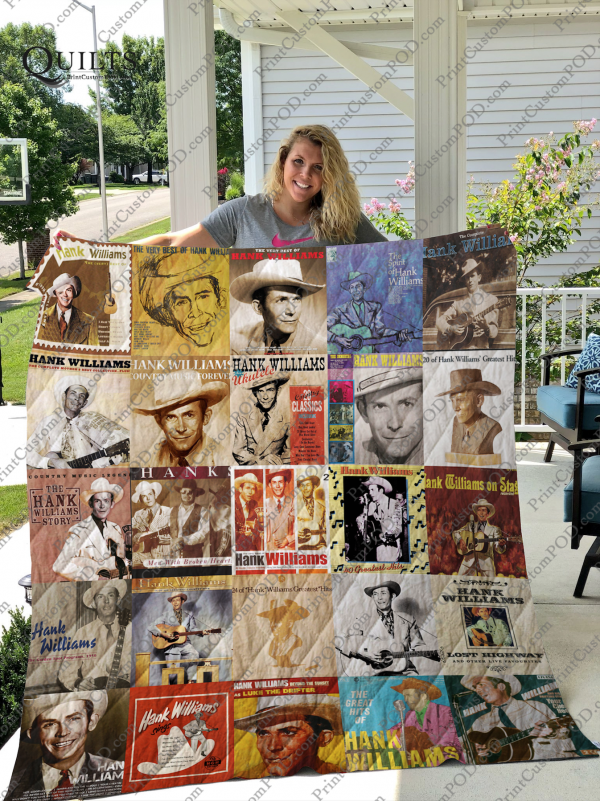 Hank Williams Quilt Blanket 02