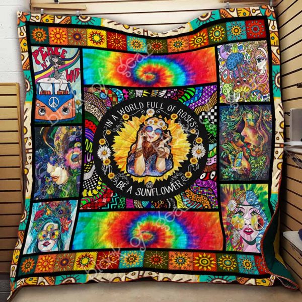 Hippie Girl Quilt Th683