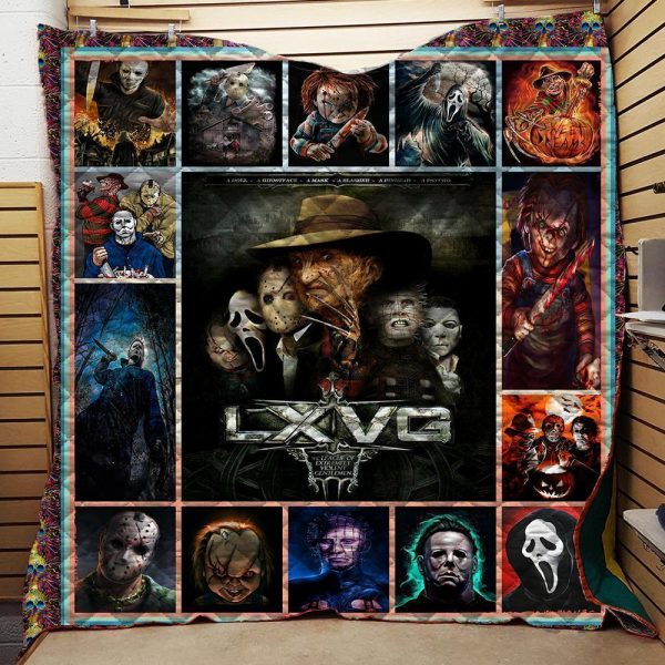 Horror Squad Quilt Blanket G1