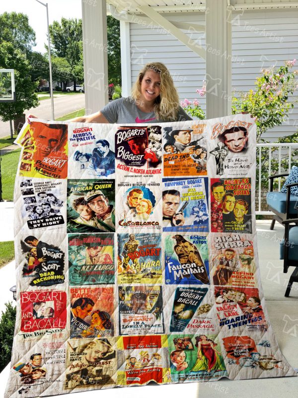 Humphrey Bogart Quilt Blanket 01674