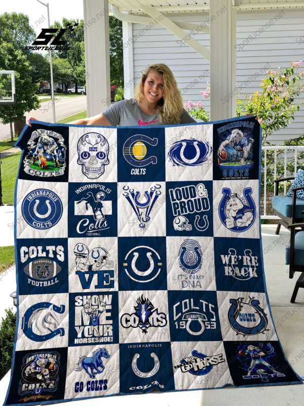 Indianapolis Colts Quilt Blanket 02