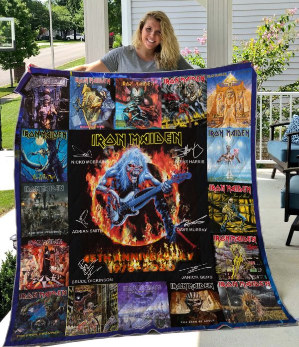 Iron Maiden Quilt Blanket