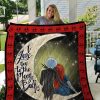 Jack Skellington And Sally Quilt Blanket