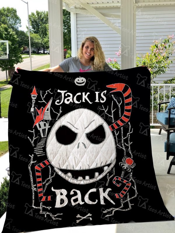 Jack Skellington Quilt Blanket 01292