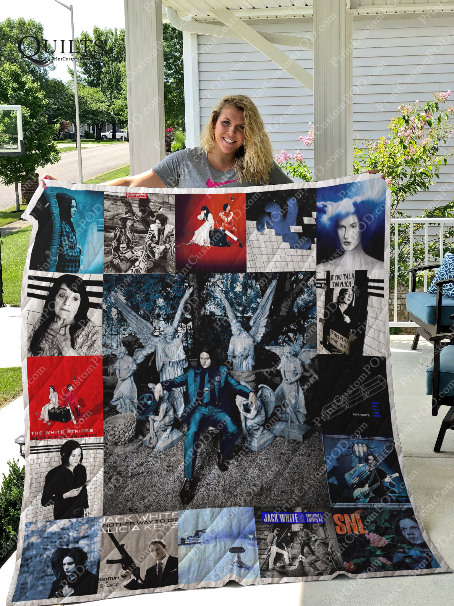 Jack White Albums Quilt Blanket For Fans Ver 17 - Featured Quilts