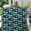 Jaws Quilt Blanket 01309