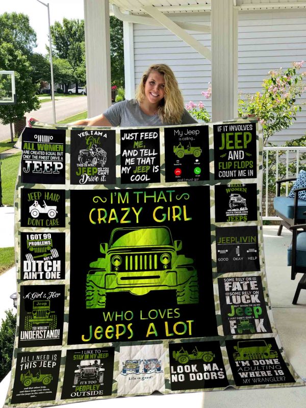 Jeep Car Quilt Blanket 01