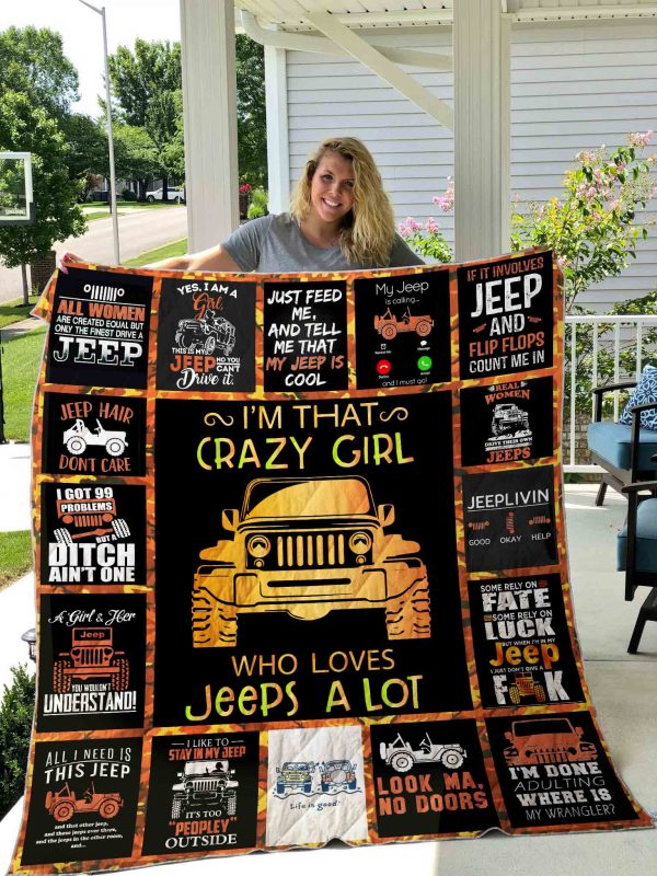 Jeep Car Quilt Blanket 03