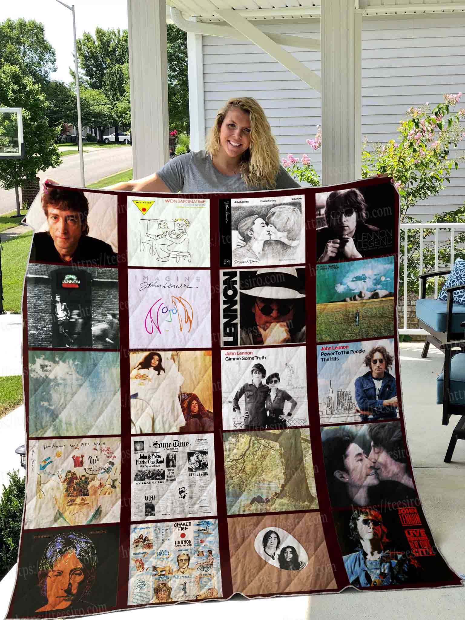 John Lennon Quilt Blanket 02 - Featured Quilts