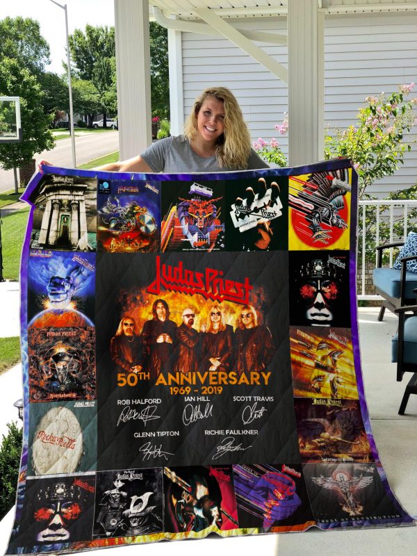 Judas Priest Quilt Blanket