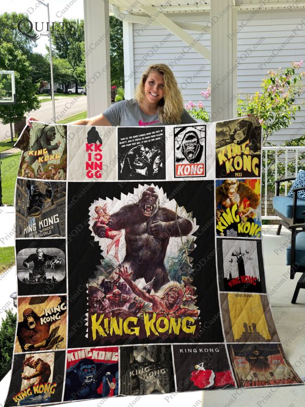 King Kong T-shirt Quilt For Fans