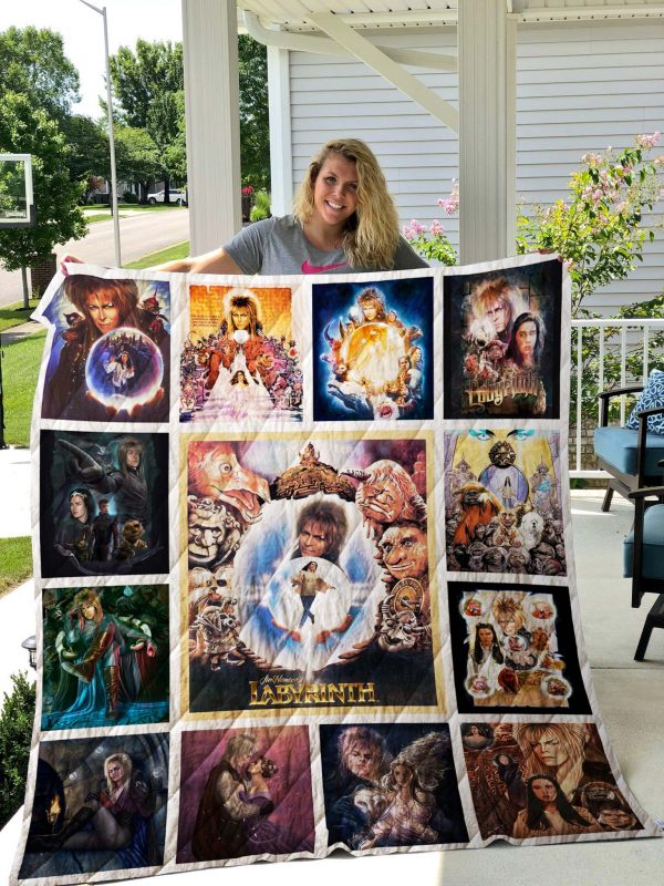 Labyrinth Quilt Blanket For Fans