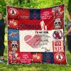 Los Angeles Angels Family – To My Son Quilt