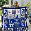 Los Angeles Dodgers – To My Grandson – Love Grandmom Quilt