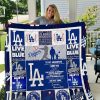 Los Angeles Dodgers – To My Grandson – Love Grandpa Quilt