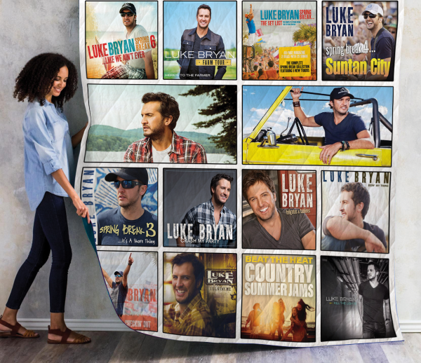 Luke Bryan Albums Quilt New Arrival