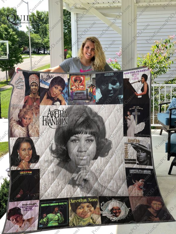 M – Aretha Franklin Quilt Blanket For Fans Ver 17