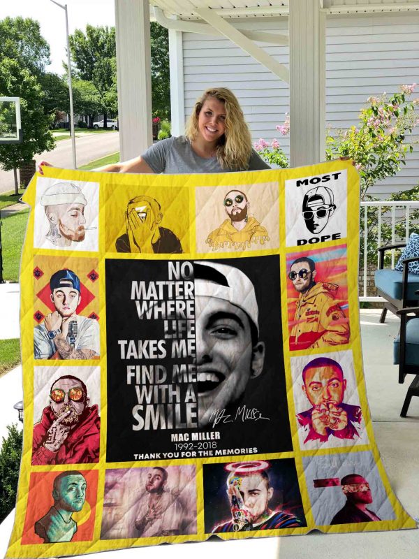 Mac Miller  Quilt Blanket 01