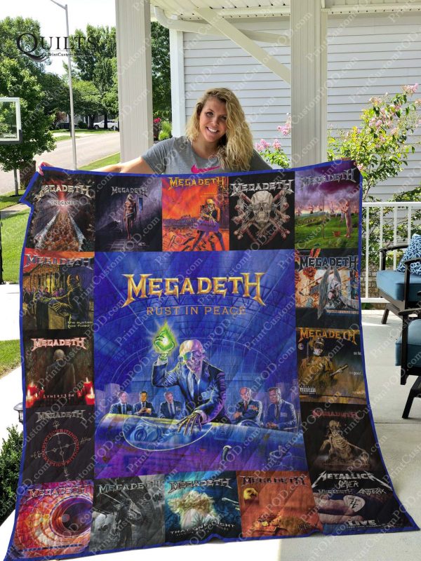 Megadeth Albums Quilt Blanket For Fans Ver 17