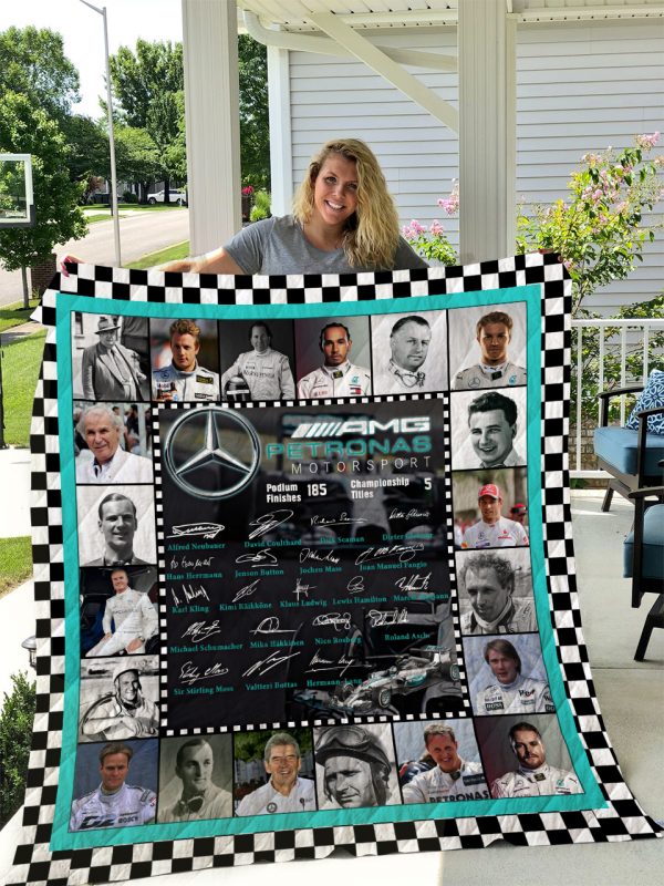 Mercedes-benz F1 Quilt Blanket I1d2