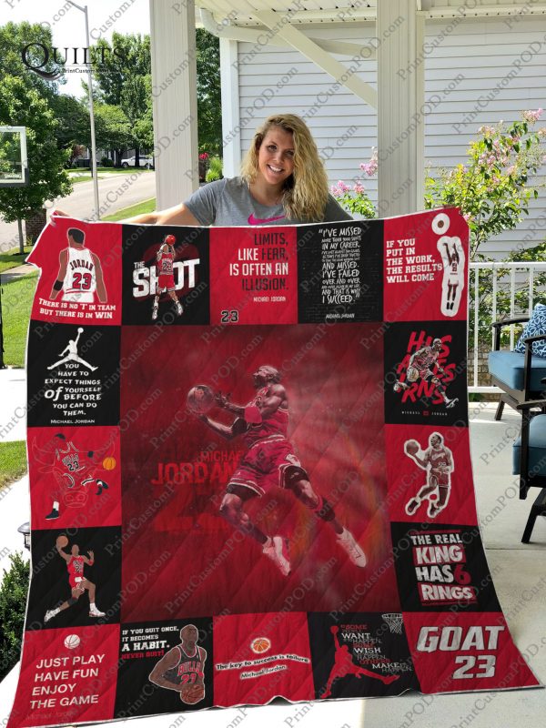 Michael Jordan Quilt Blanket 01