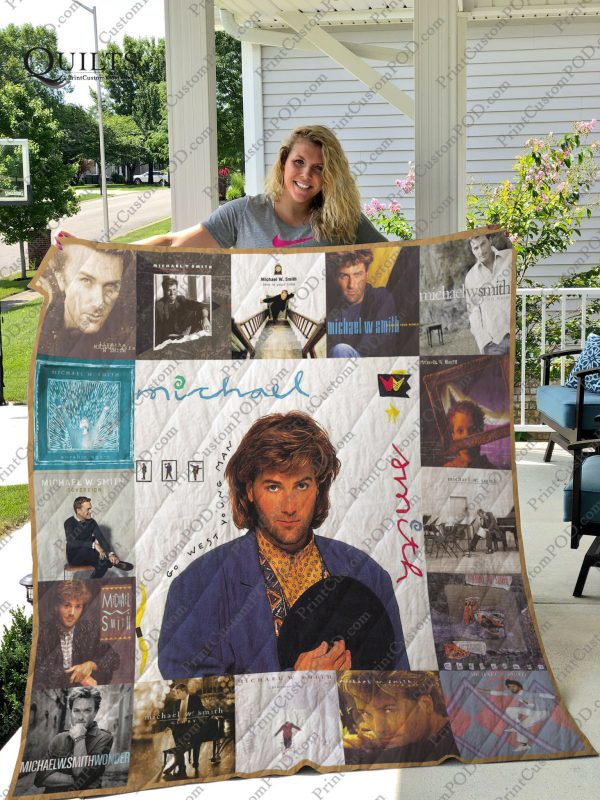 Michael W. Smith Albums Quilt Blanket For Fans Ver 17