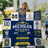Michigan Wolverines Quilt Blanket 01