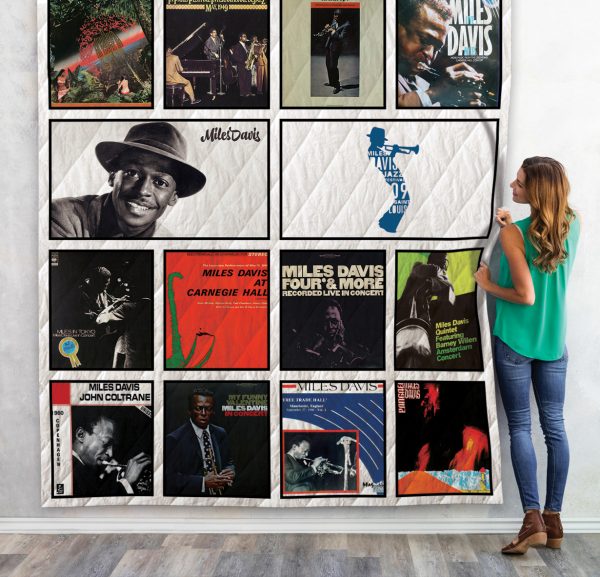 Miles Davis Quilt Blanket 04