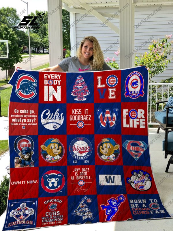 Mlb – Chicago Cubs Quilt Blanket