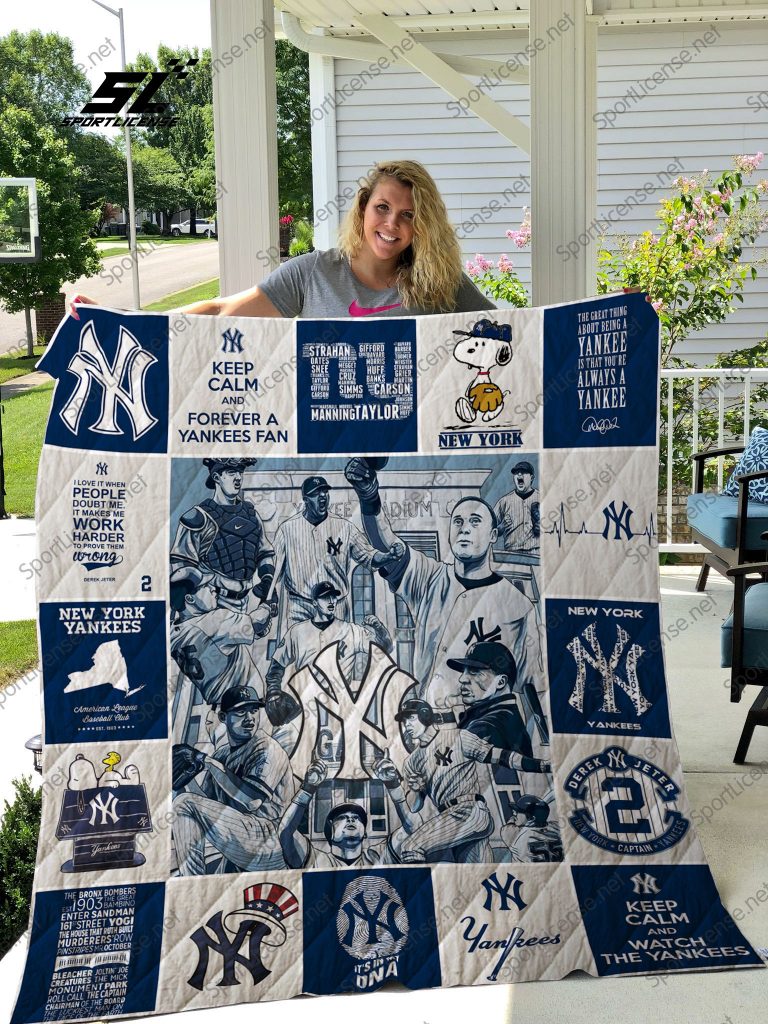 Mlb New York Yankees Quilt Blanket Featured Quilts