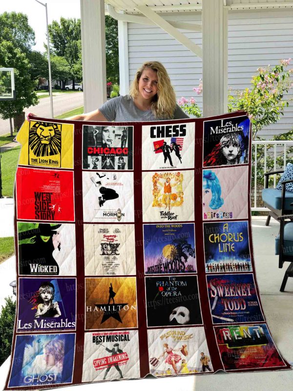 Musical Theatre Quilt Blanket 01