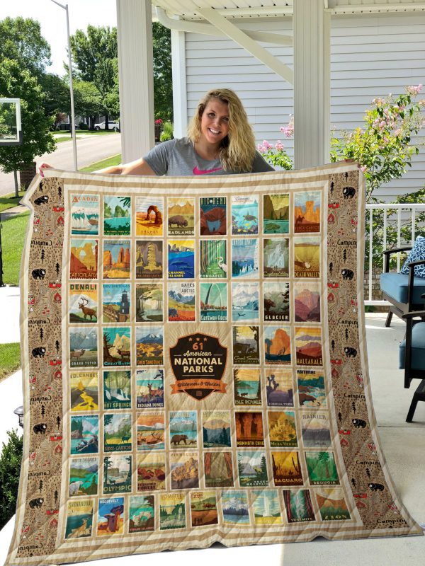 National Parks 61-piece Quilt Blanket