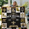 New Orleans Saints Quilt Blanket 01