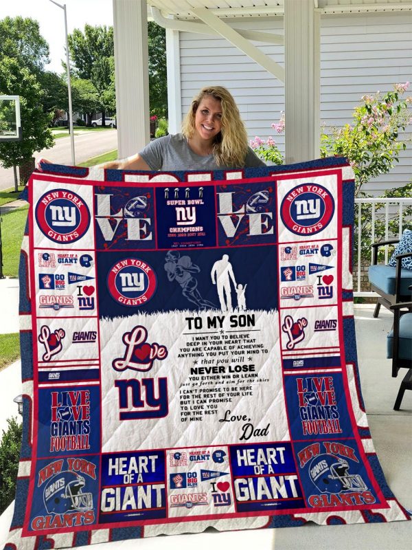 New York Giants Quilt Blanket I1d2