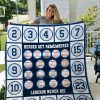 Newyork Yankees Number Quilt Blanket 01