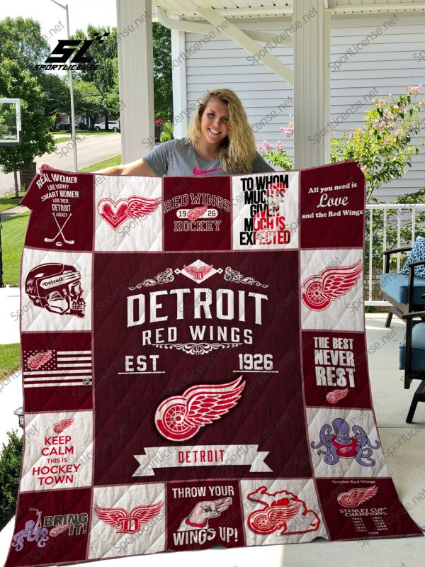 Nhl – Detroit Red Wings Quilt Blanket