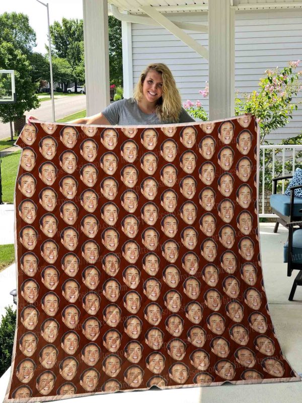 Nicolas Cage Quilt Blanket 01