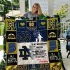 Notre Dame Fighting Irish – To My Grandson – Love Grandmom Quilt