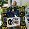 Notre Dame Fighting Irish – To My Grandson – Love Grandpa Quilt